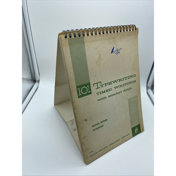 1961 Typewriting Timed Writings with Selected Drills 101 2nd Edition Thompson - Picture 3 of 16